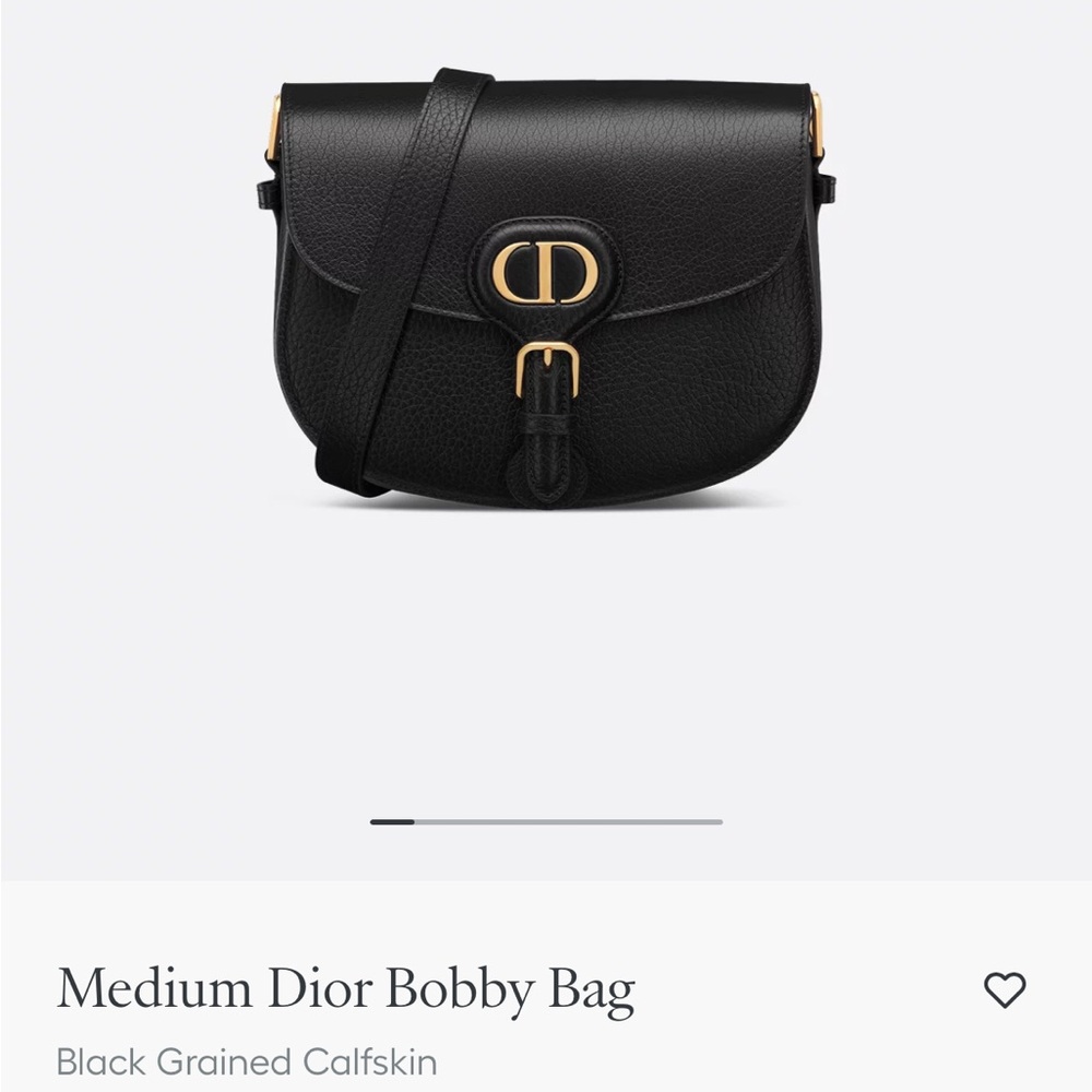Dior Black Calfskin Crossbody Bag